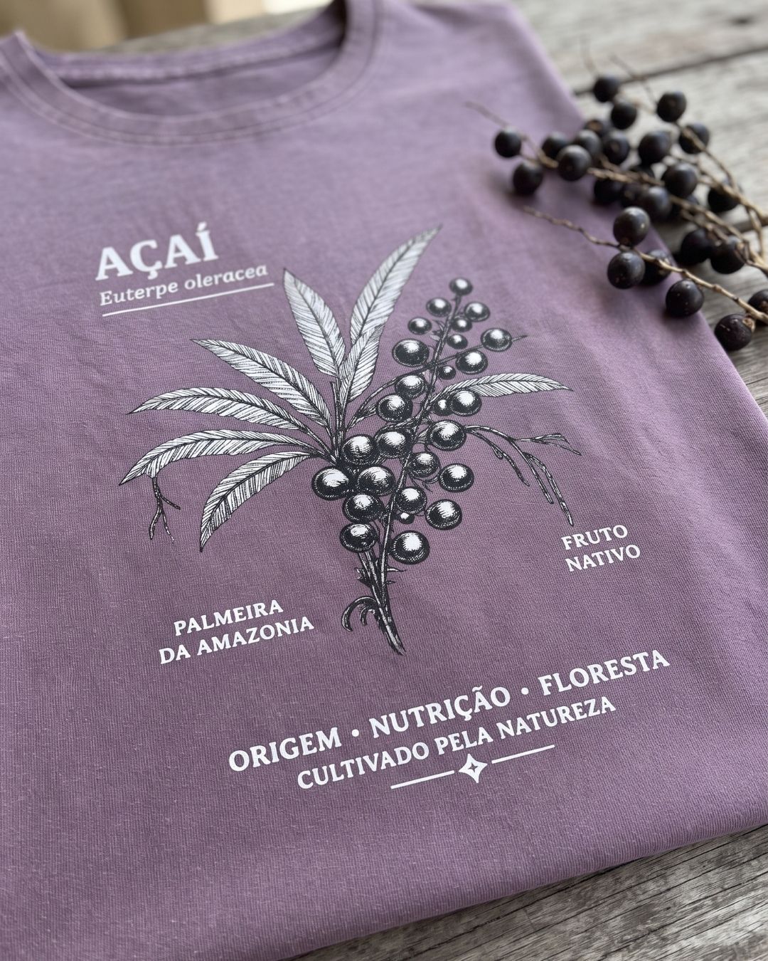 Camisa - Açaí Cultivado Pela Natureza - Imagem 3