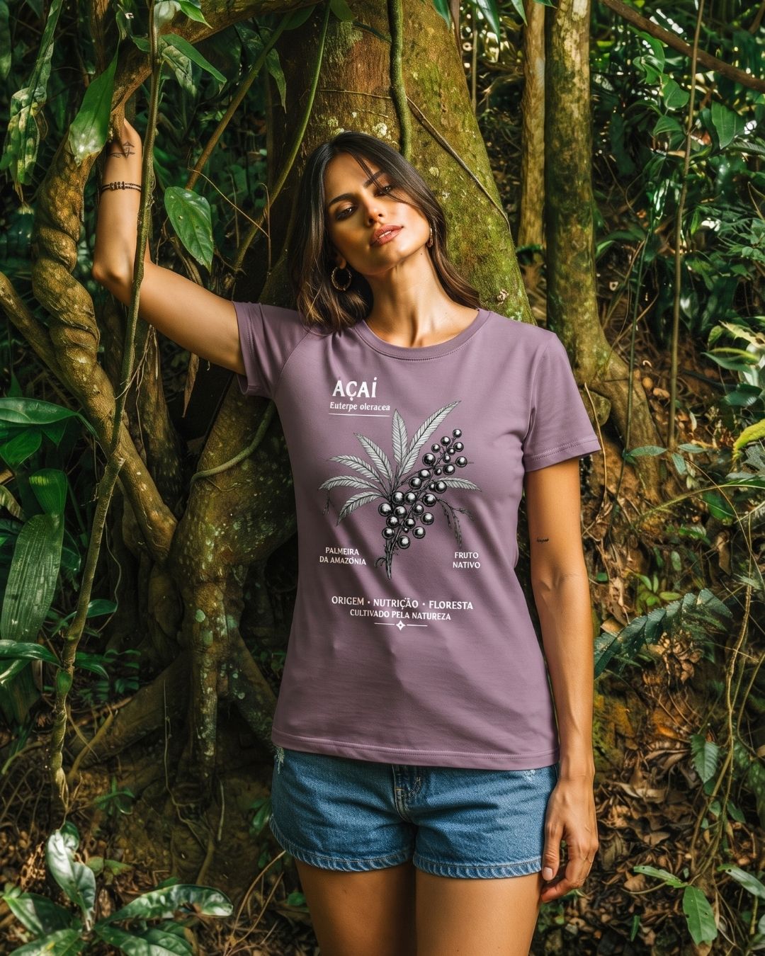 Camisa - Açaí Cultivado Pela Natureza