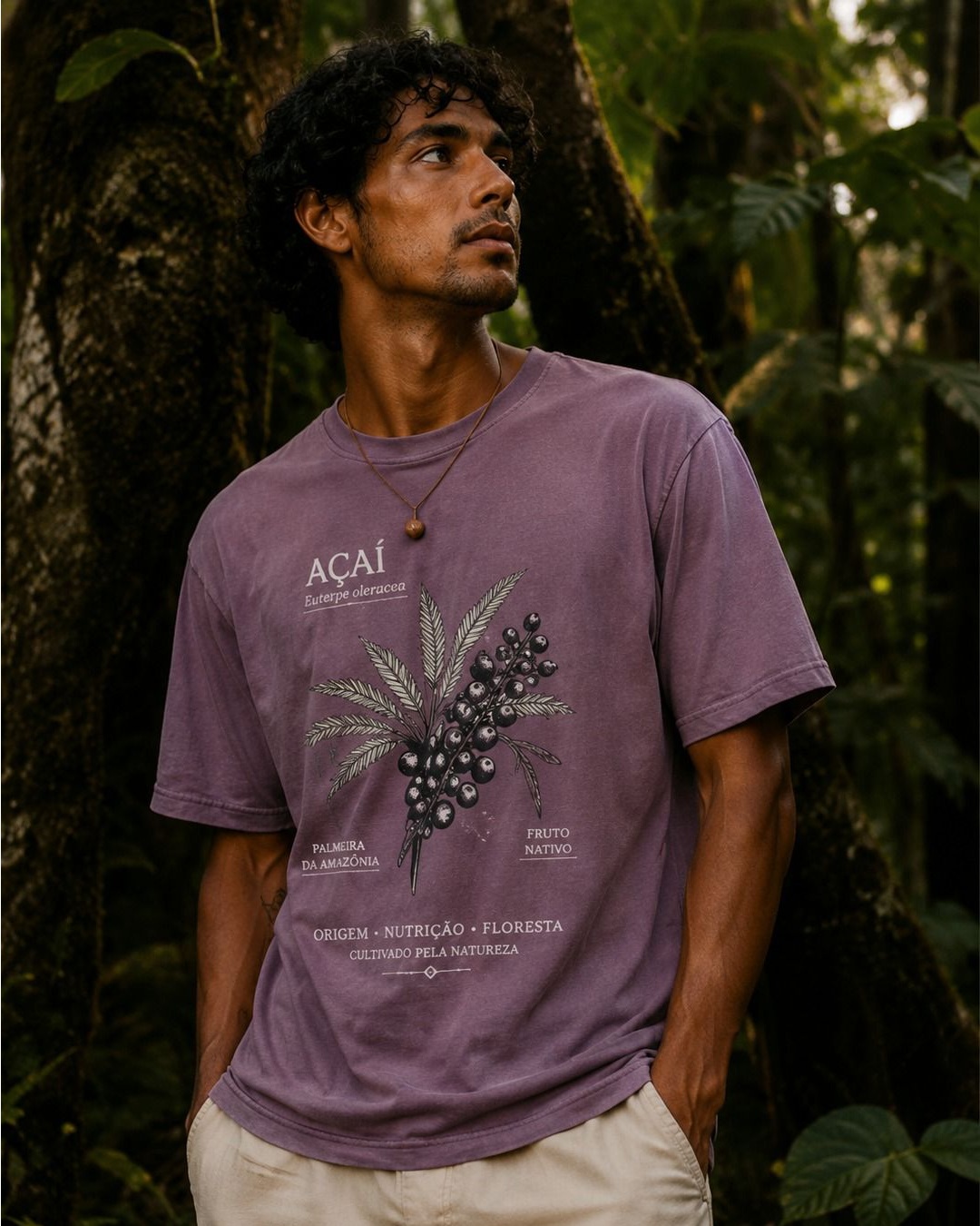Camisa - Açaí Cultivado Pela Natureza - Imagem 2