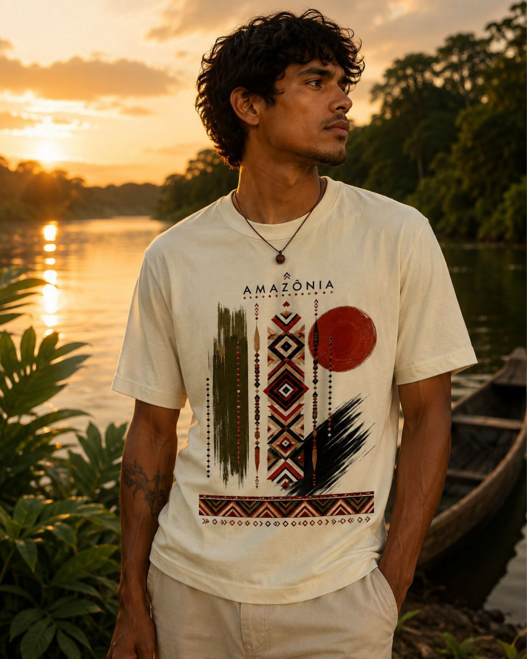Camisa - Grafismo Amazônia