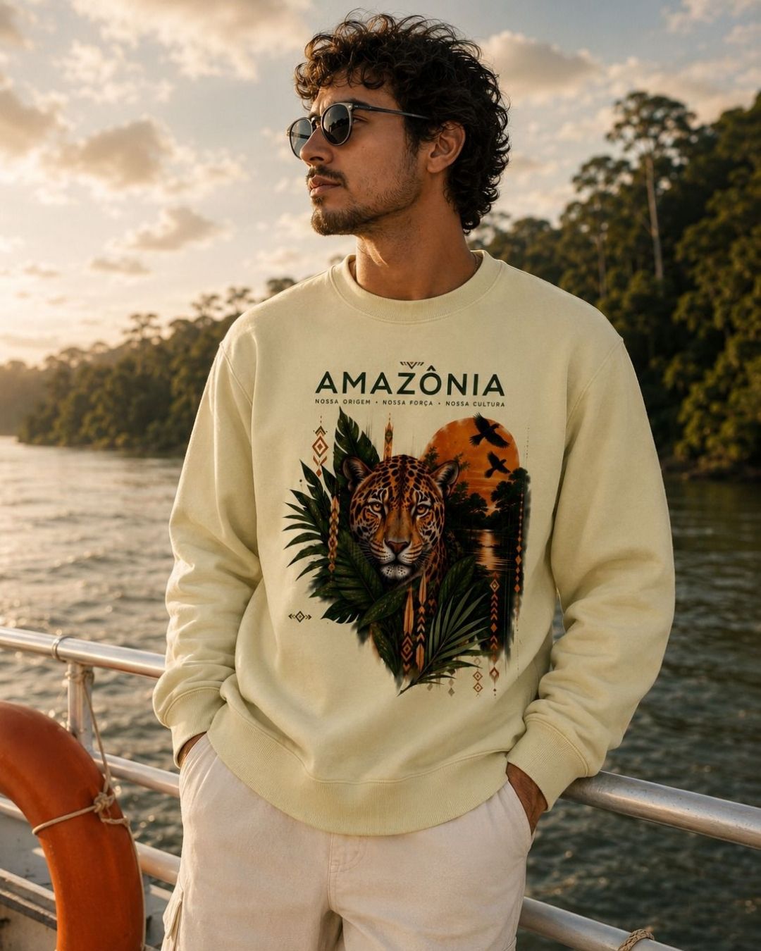 Moletom - Amazônia Nossa Origem, Força e Cultura
